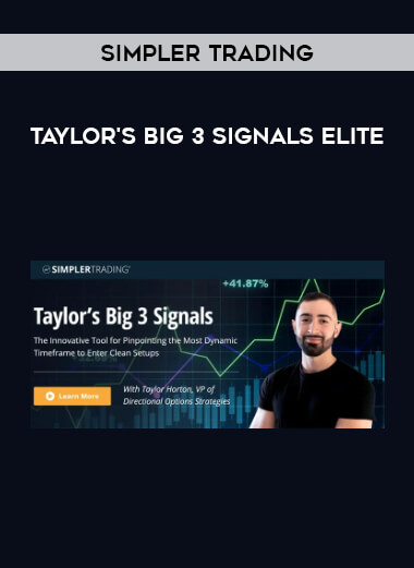 Simpler Trading - Taylor's Big 3 Signals Elite of https://crabaca.store/